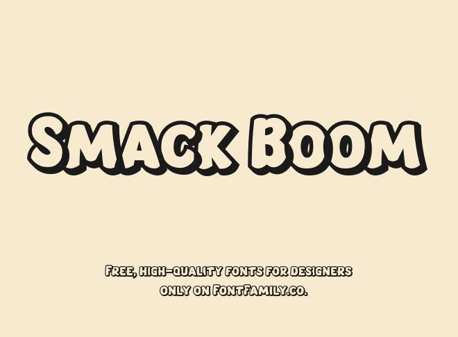 Smack Boom Font