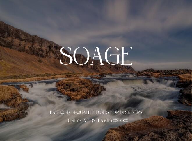 Soage Font