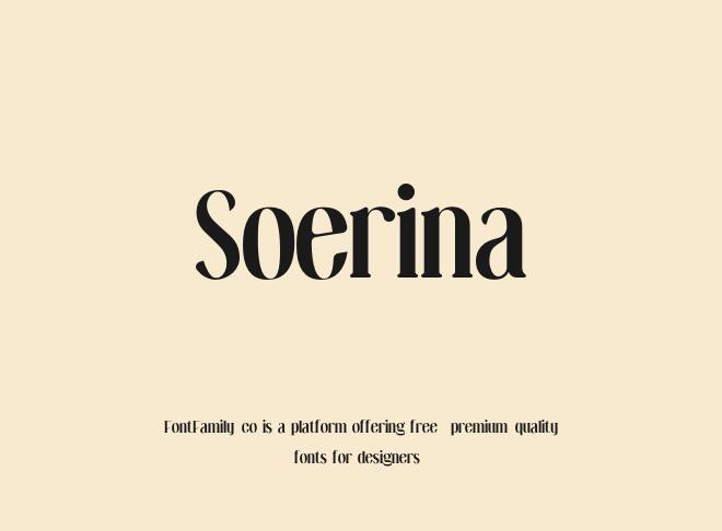 Soerina Font