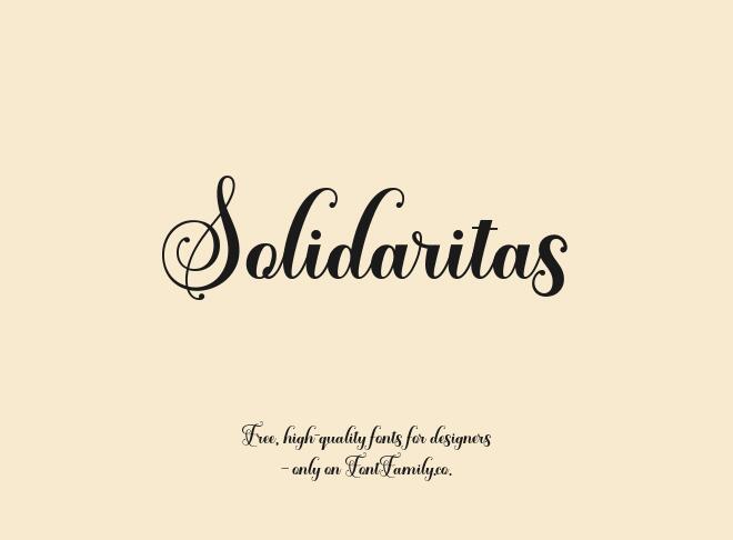 Solidaritas Font