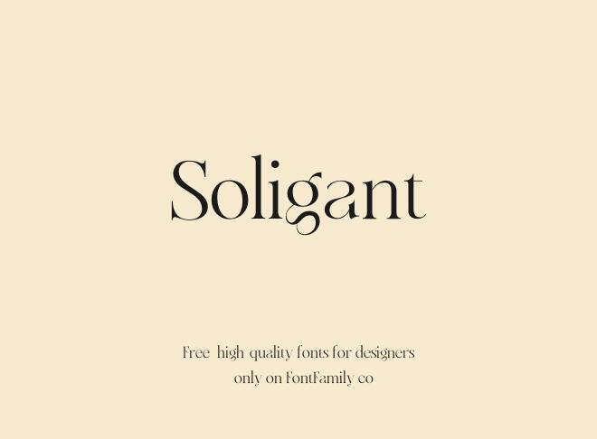 Soligant Font