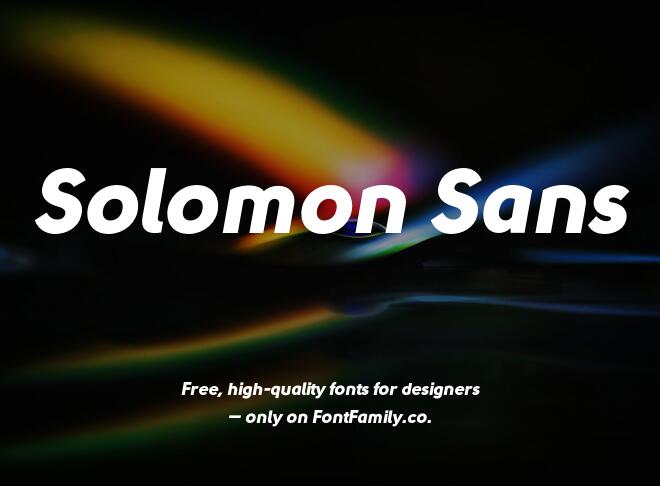 Solomon Sans Font