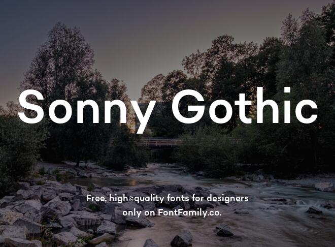 Sonny Gothic Font