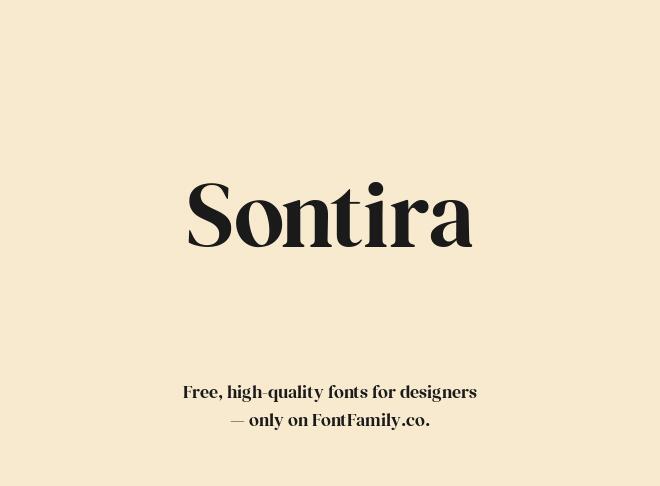 Sontira Font