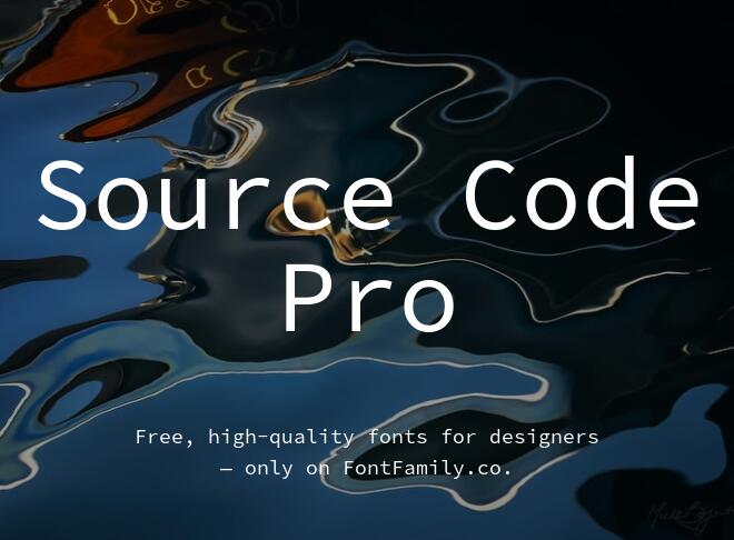 Source Code Pro Font