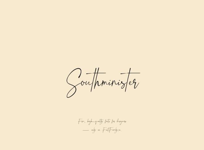 Southminister Font