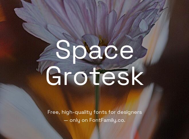 Space Grotesk Font