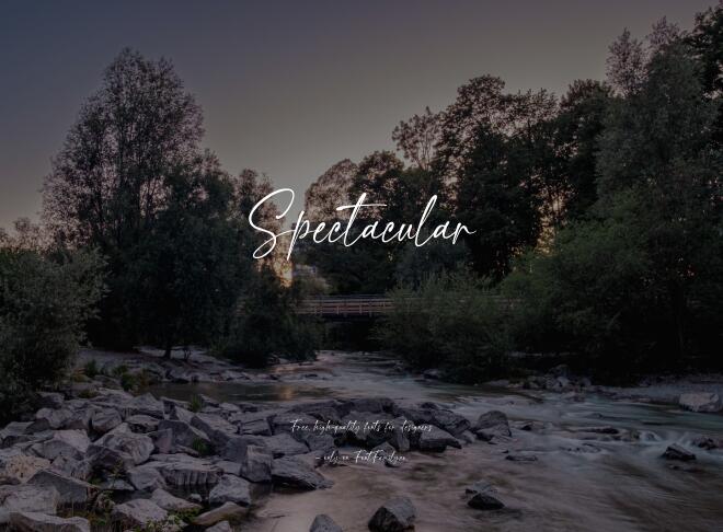 Spectacular Font