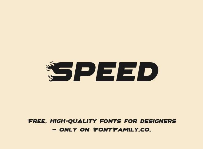 Speed Font