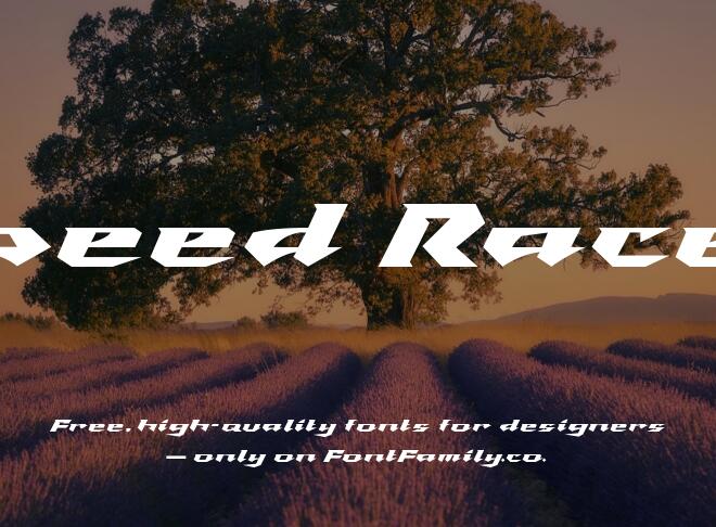 Speed Racer Font