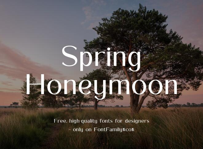 Spring Honeymoon Font