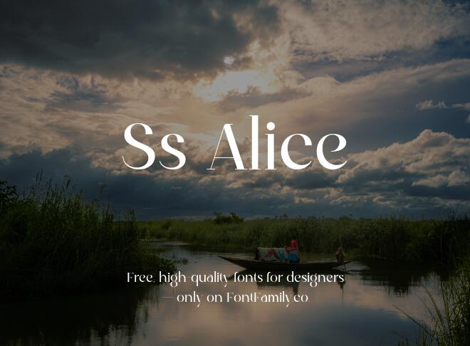 Ss Alice Font