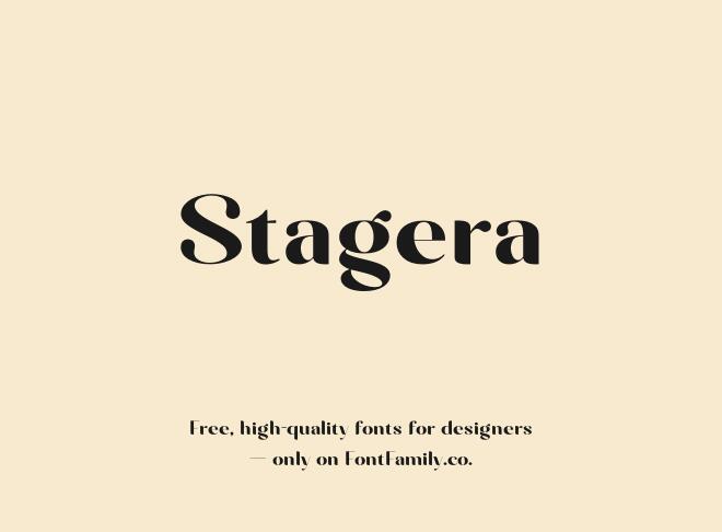 Stagera Font