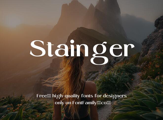 Stainger Font