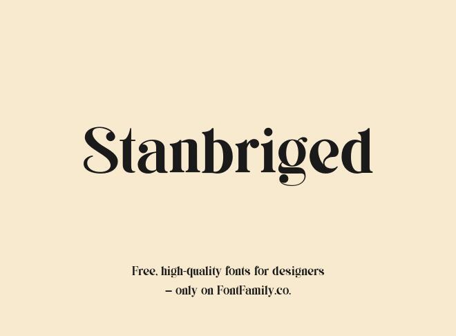 Stanbriged Font