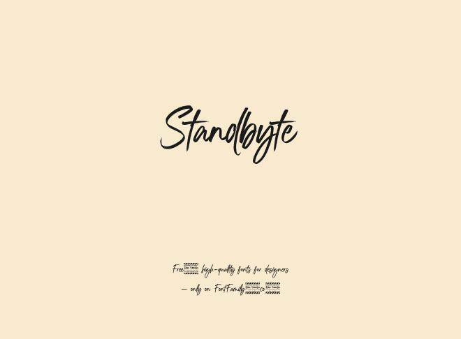 Standbyte Font