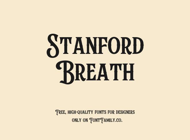 Stanford Breath Font
