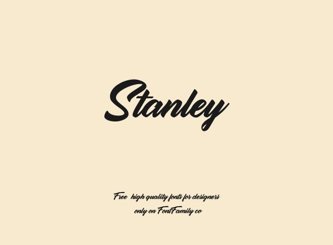 Stanley Font