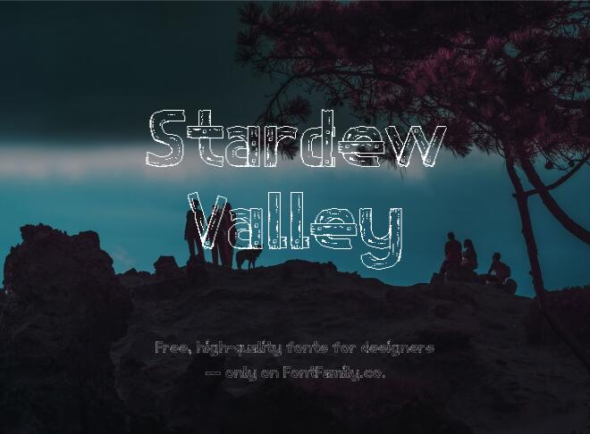Stardew Valley Font