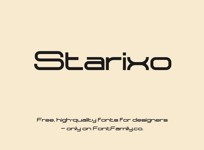 Starixo Font