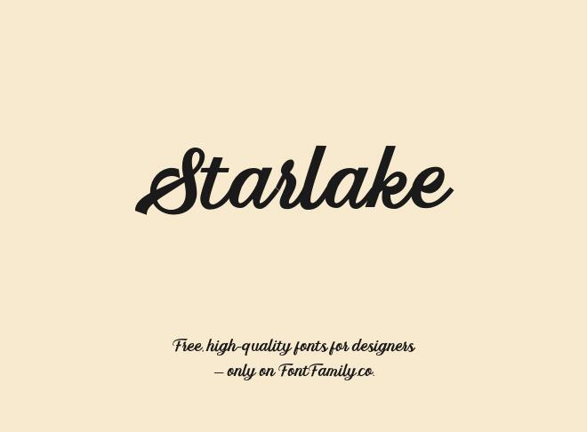 Starlake Font