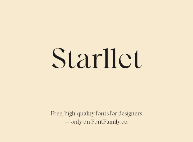 Starllet Font