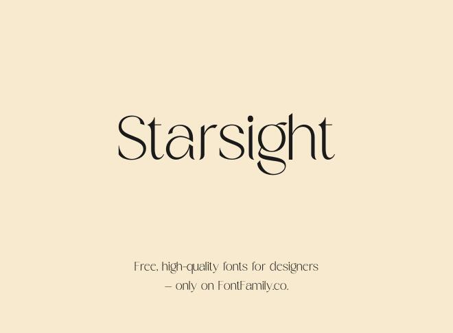 Starsight Font