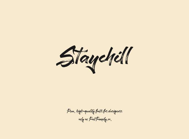 Staychill Font