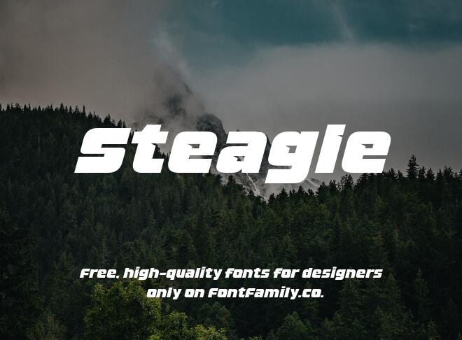 Steagle Font