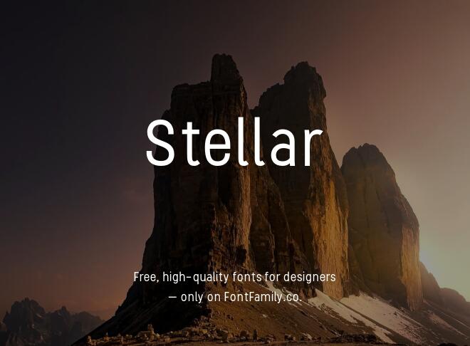 Stellar Font
