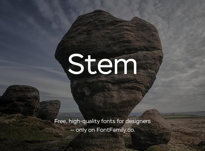 Stem Font