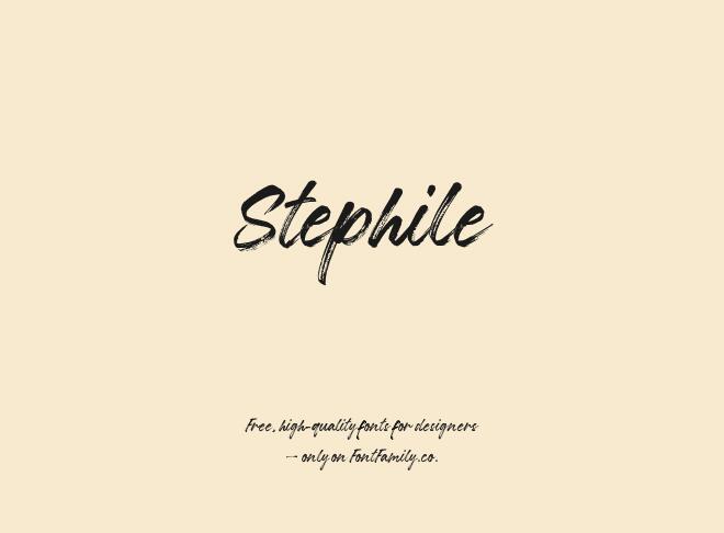 Stephile Font