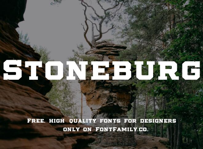 Stoneburg Font