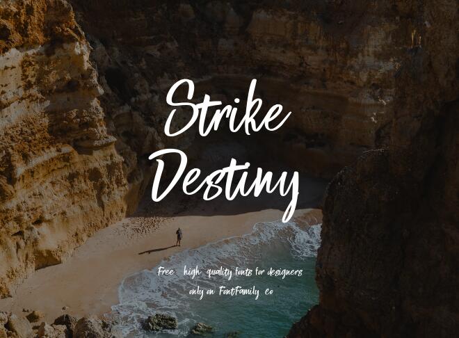 Strike Destiny Font