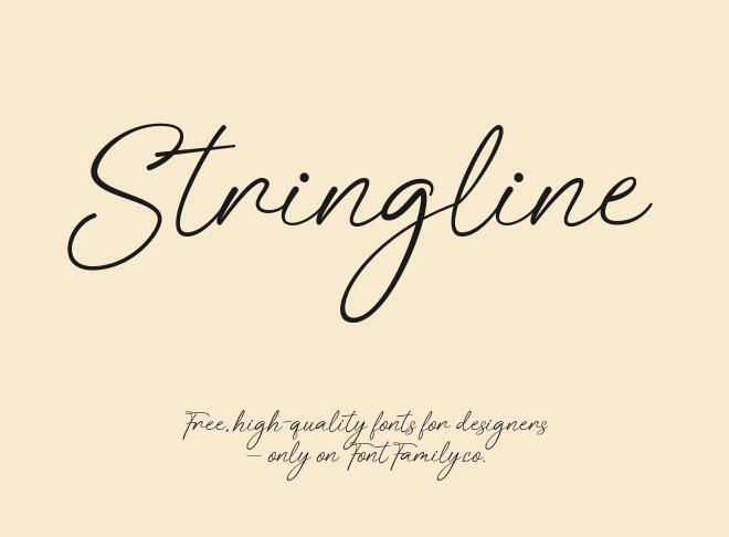Stringline Font