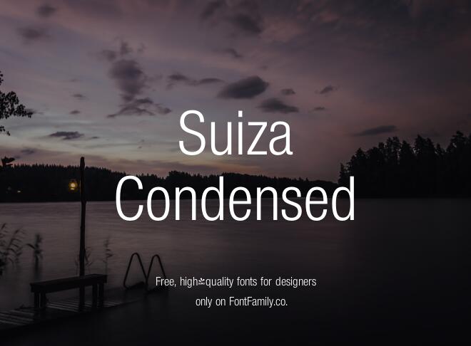 Suiza Condensed Font