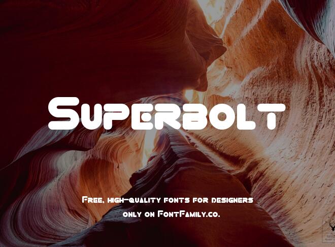Superbolt Font