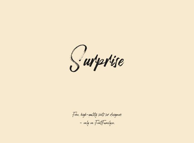 Surprise Font