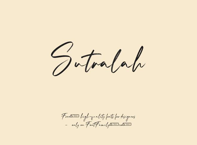 Sutralah Font
