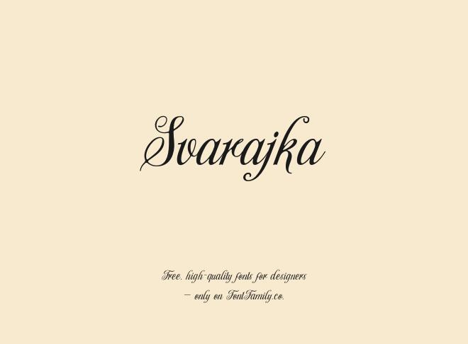 Svarajka Font