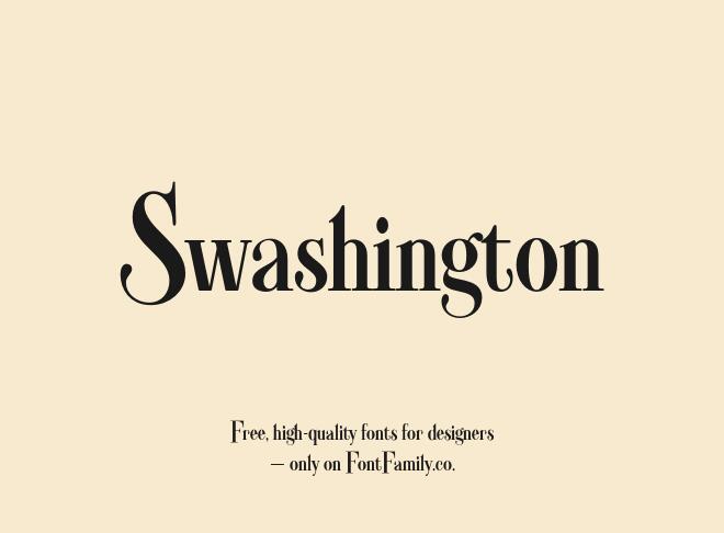 Swashington Font