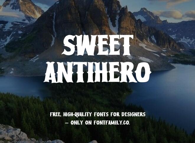 Sweet Antihero Font