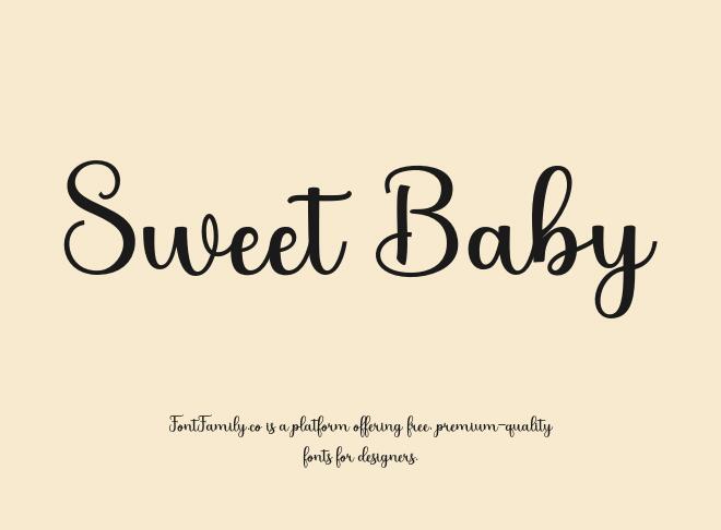 Sweet Baby Font
