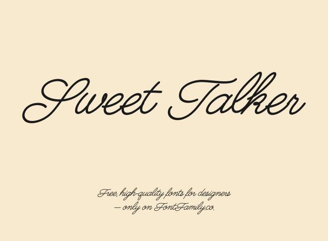 Sweet Talker Font