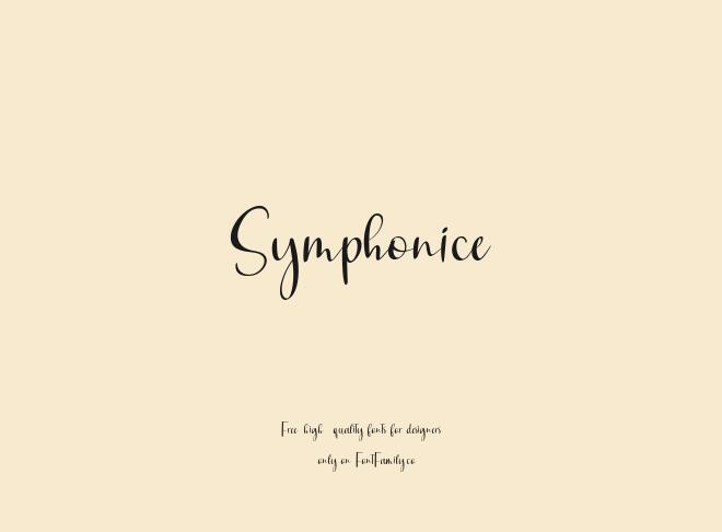Symphonice Font