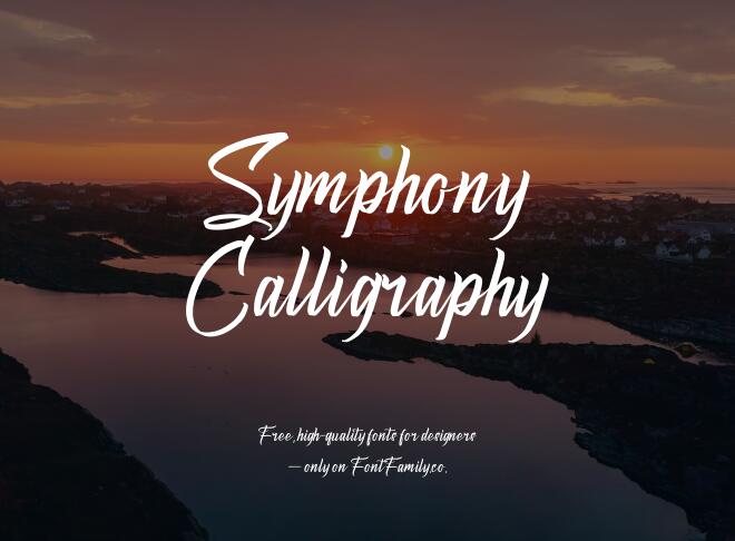 Symphony Calligraphy Font