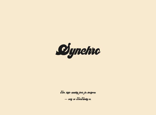 Synchro Font