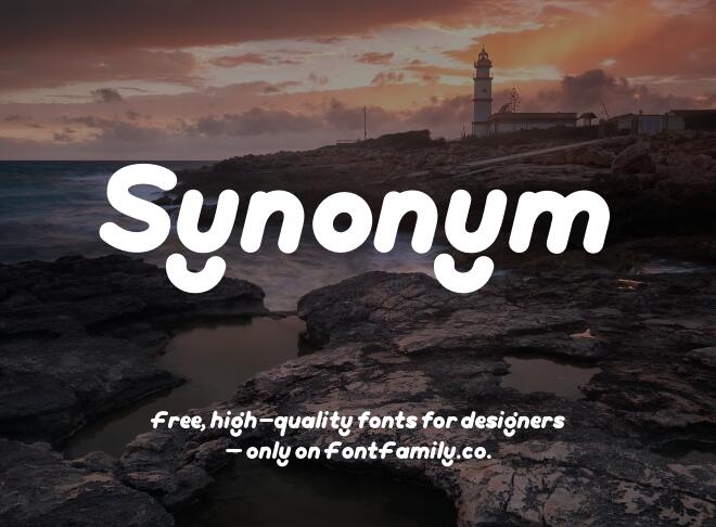Synonym Font