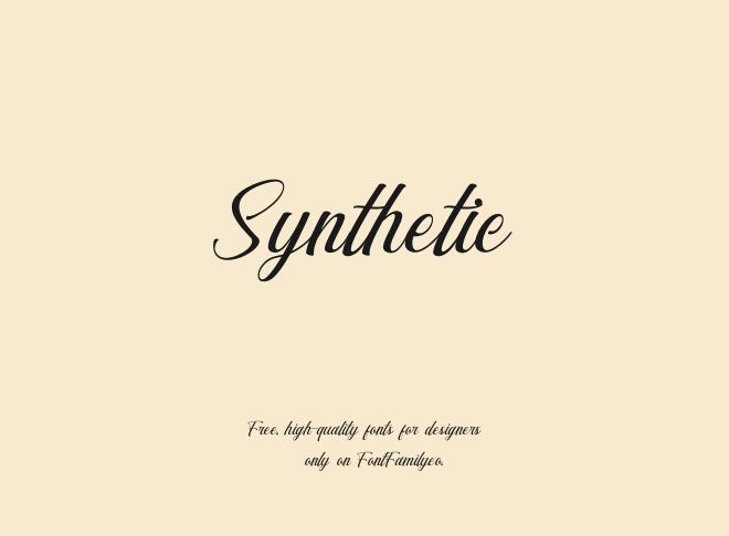 Synthetic Font