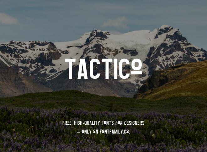 Tactico Font